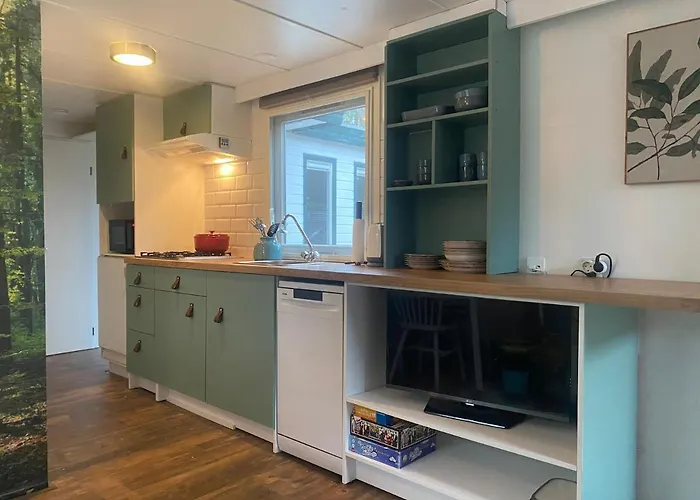 Sfeervol Boschalet 5 Persoons Met Sauna 福尔特赫伊曾