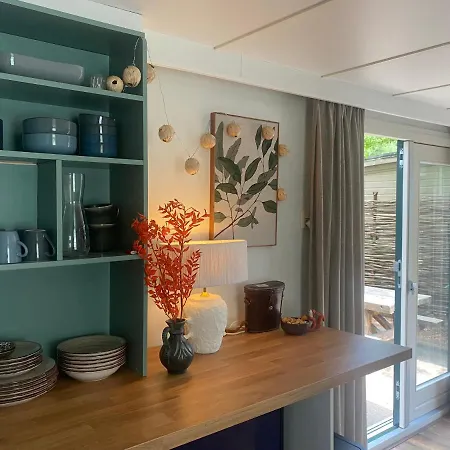 Domek alpejski Sfeervol Boschalet 5 Persoons Met Sauna Voorthuizen