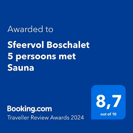 Chalet Sfeervol Boschalet 5 Persoons Met Sauna *