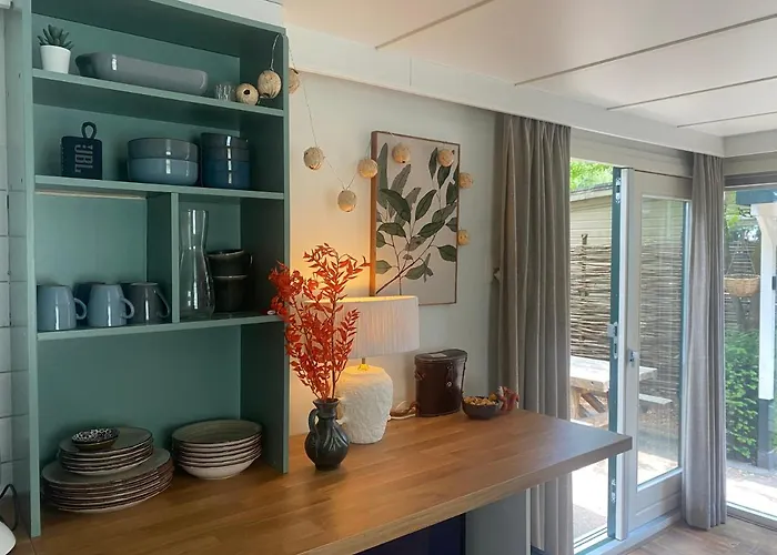 Domek alpejski Sfeervol Boschalet 5 Persoons Met Sauna Voorthuizen